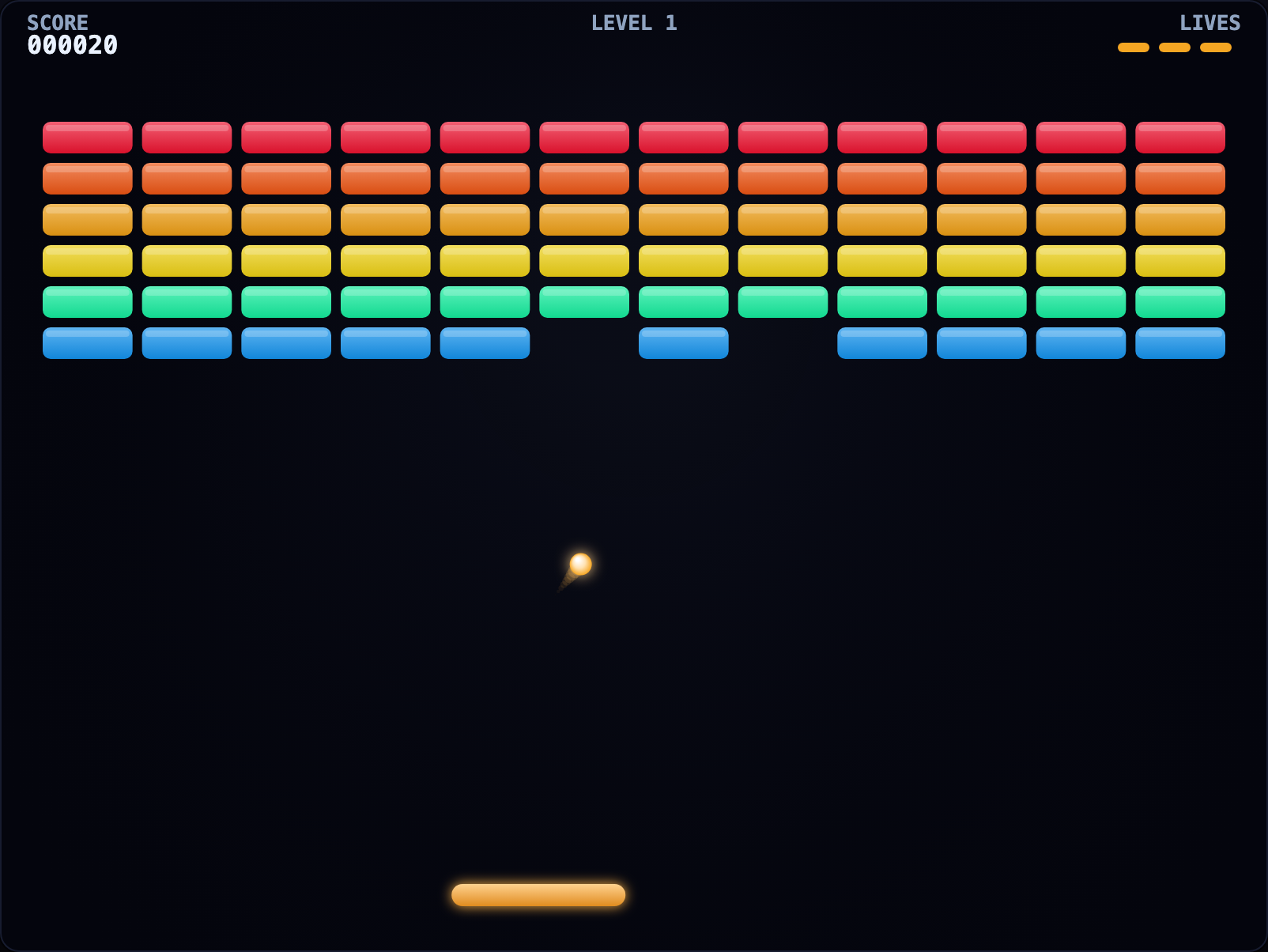 Brickfall gameplay